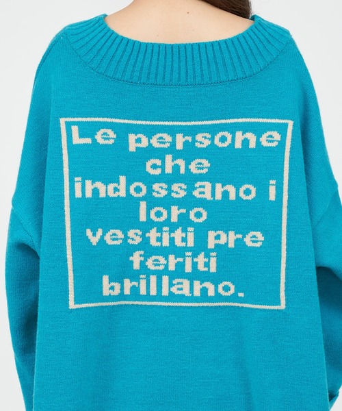 fcrb バックロゴ　ニット fcrb バックロゴ ニット