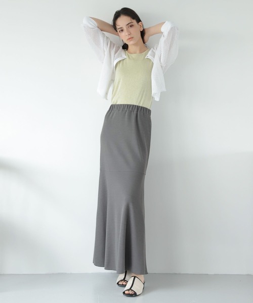 LAKOLE（ラコレ）の「サカリバフレアラインスカート / 352446（スカート・レディース・ブラック/サンドグレー/チャコール/グリーン・SMALL/MEDIUM）」の9枚目の写真