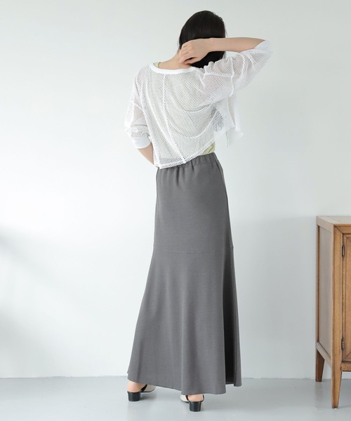 LAKOLE（ラコレ）の「サカリバフレアラインスカート / 352446（スカート・レディース・ブラック/サンドグレー/チャコール/グリーン・SMALL/MEDIUM）」の13枚目の写真