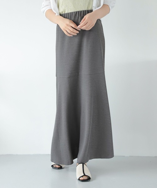 LAKOLE（ラコレ）の「サカリバフレアラインスカート / 352446（スカート・レディース・ブラック/サンドグレー/チャコール/グリーン・SMALL/MEDIUM）」の15枚目の写真