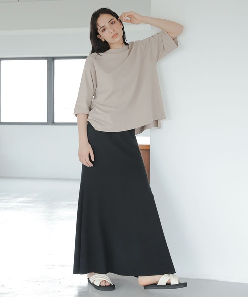 LAKOLE（ラコレ）の「サカリバフレアラインスカート / 352446（スカート・レディース・ブラック/サンドグレー/チャコール/グリーン・SMALL/MEDIUM）」の17枚目の写真