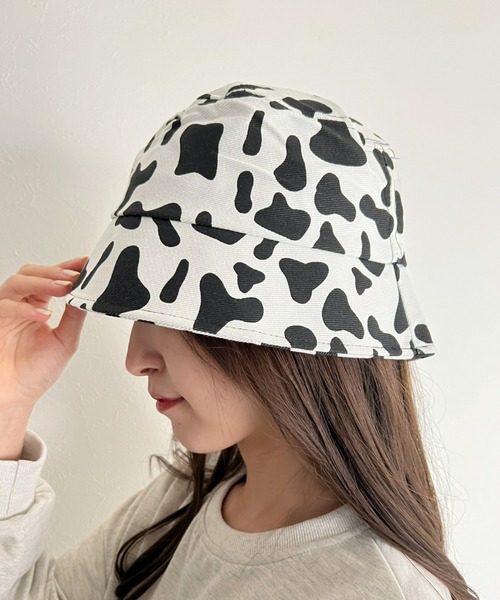 at12:03(アットイチニーゼロサン)の「アニマル柄バケットハット(ハット・レディース・ゼブラ/レオパード/その他1/その他2・FREE)」の1枚目の写真