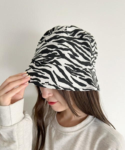 at12:03(アットイチニーゼロサン)の「アニマル柄バケットハット(ハット・レディース・ゼブラ/レオパード/その他1/その他2・FREE)」の14枚目の写真