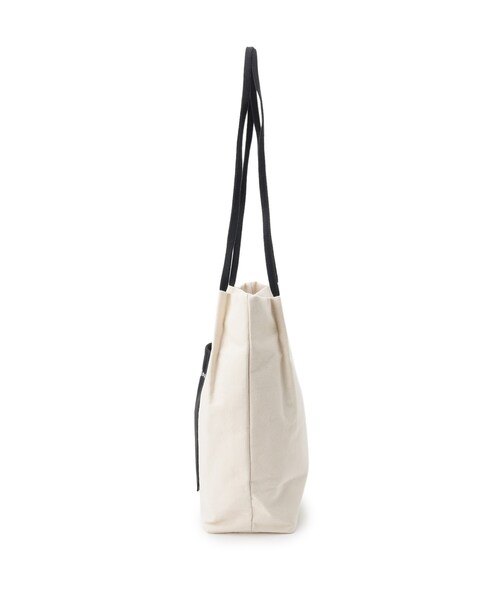 SHOO・LA・RUE（シューラルー）の「◆細ハンドルキャンバストート（トートバッグ・レディース・オレンジ/グレー系4/アイボリー系4・00）」の4枚目の写真