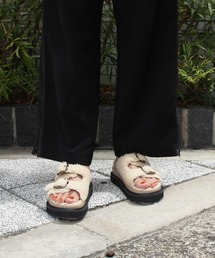 ground green store | MOHI / 1902432 / ダブルベルトファーサンダル(サンダル)