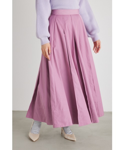 rienda（リエンダ）の「シャドーフラワーフレアスカート（スカート・レディース・パープル/グリーン系その他/ベージュ系その他/ブラック系その他/グリーン・MEDIUM/SMALL）」の16枚目の写真