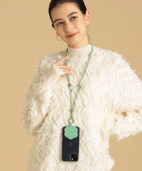 Ray BEAMS（レイビームス）の「【WEB限定】Hashibami / ジェムキャンディ モバイルストラップ（スマホグッズ・レディース・グレー/ブラック/ミント・ONE SIZE）」の4枚目の写真