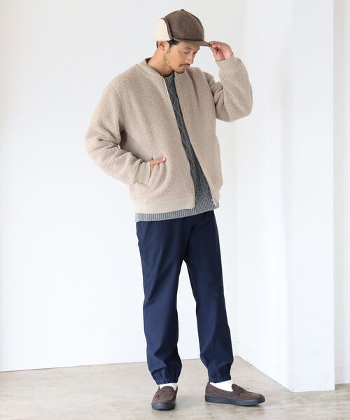 B:MING by BEAMS（ビーミングバイビームス）の「B:MING by BEAMS / ストレッチ ジョガー スリム パンツ（その他パンツ・メンズ・ブラック/ネイビー/オリーブ・SMALL/MEDIUM/LARGE/X-LARGE）」の9枚目の写真