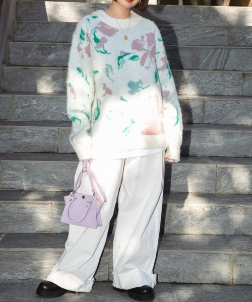 mici(ミチ)の「(mici)ボリュームデニムパンツ(デニムパンツ・レディース・ネイビー/ホワイト系その他・SMALL/MEDIUM)」の19枚目の写真