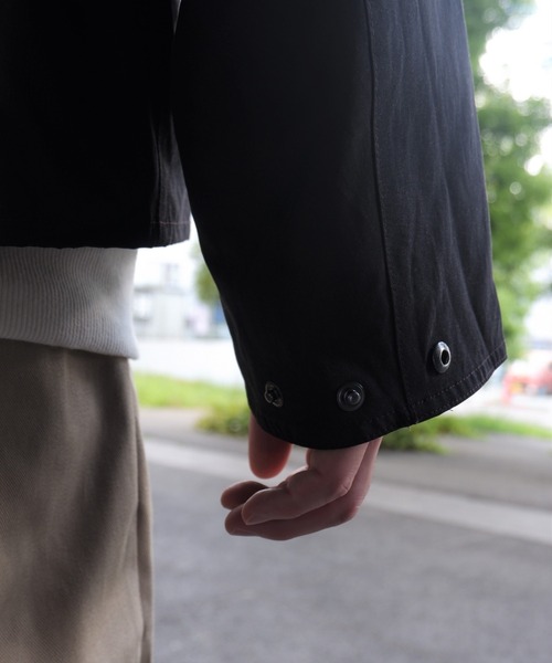 Barbour（バブアー）の「BARBOUR/バブアー　BEAVER別注 TRANSPORT/トランスポートジャケット（ブルゾン・メンズ・ブラック/セージグリーン・36/38/40/42）」の11枚目の写真