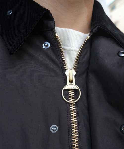 Barbour（バブアー）の「BARBOUR/バブアー　BEAVER別注 TRANSPORT/トランスポートジャケット（ブルゾン・メンズ・ブラック/セージグリーン・36/38/40/42）」の12枚目の写真