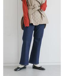 ehka sopo | 裾スリットデニムパンツ(その他パンツ)