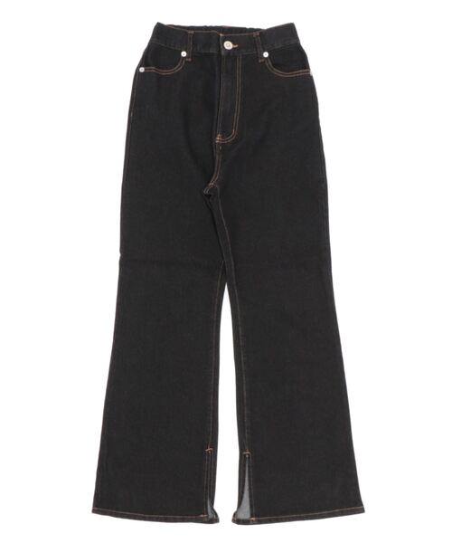 ehka sopo（エヘカソポ）の「裾スリットデニムパンツ（その他パンツ・レディース・ブラック/ネイビー/サックスブルー・ﾌﾘ-）」の21枚目の写真