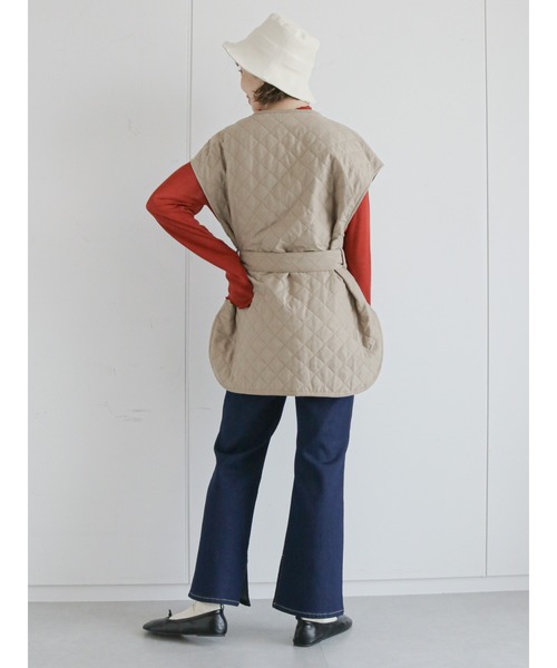 ehka sopo（エヘカソポ）の「裾スリットデニムパンツ（その他パンツ・レディース・ブラック/ネイビー/サックスブルー・ﾌﾘ-）」の10枚目の写真