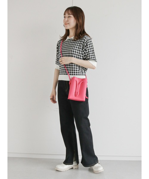 ehka sopo（エヘカソポ）の「裾スリットデニムパンツ（その他パンツ・レディース・ブラック/ネイビー/サックスブルー・ﾌﾘ-）」の18枚目の写真