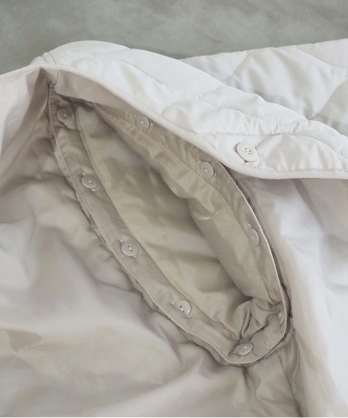 tiptop（ティップトップ）の「2wayキルティングブルゾン/ベスト（ブルゾン・レディース・ブラック/カーキ/アイボリー・FREE）」の10枚目の写真