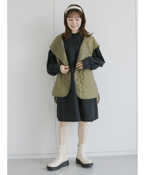 ehka sopo（エヘカソポ）の「チェルシーブーツ（ブーツ・レディース・ブラック/ブラウン/オフホワイト・MEDIUM/LARGE）」の14枚目の写真