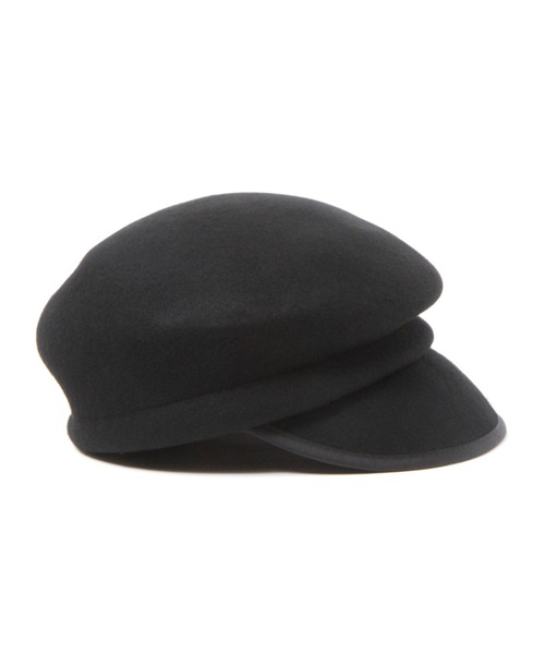 BAYFLOW（ベイフロー）の「Mフェルトキャスケット（キャスケット・レディース・ブラック/ブラウン・FREE）」の4枚目の写真