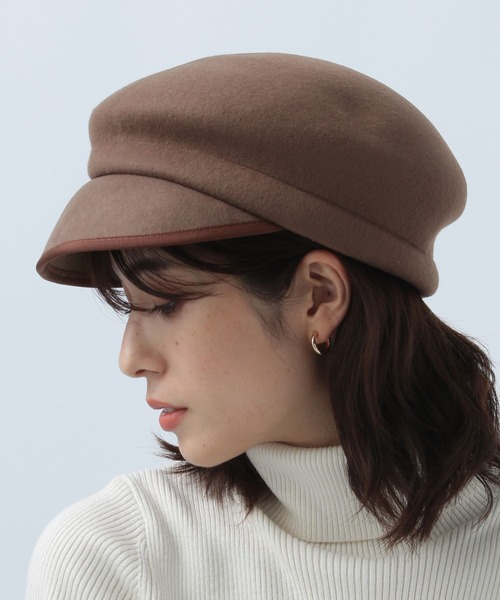 BAYFLOW（ベイフロー）の「Mフェルトキャスケット（キャスケット・レディース・ブラック/ブラウン・FREE）」の10枚目の写真