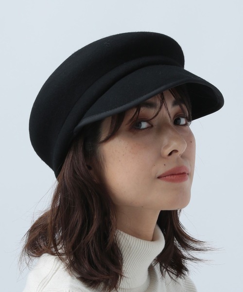 BAYFLOW（ベイフロー）の「Mフェルトキャスケット（キャスケット・レディース・ブラック/ブラウン・FREE）」の11枚目の写真