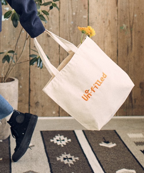 セール】mko10830-Juice Logo stitched Tote Bag トートバッグ（トート