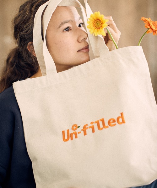 UN-FILLED（アンフィルド）の「mko10830-Juice Logo stitched Tote Bag トートバッグ（トートバッグ・メンズ・ブラック/ブラウン/ナチュラル/カーキ・FREE）」の12枚目の写真