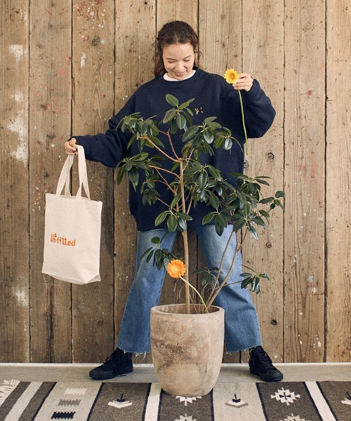 UN-FILLED（アンフィルド）の「mko10830-Juice Logo stitched Tote Bag トートバッグ（トートバッグ・メンズ・ブラック/ブラウン/ナチュラル/カーキ・FREE）」の14枚目の写真