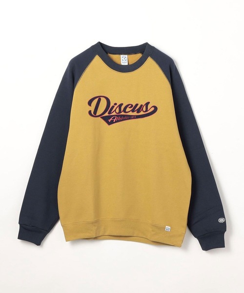 DISCUS(ディスカス)の「【DISCUS ATHLETIC(ディスカス アスレチック)】/裏起毛ラグランクルーネックスウェット(スウェット・メンズ・ブラック系/ネイビー系/カーキ/オートミール・LARGE/MEDIUM)」の4枚目の写真