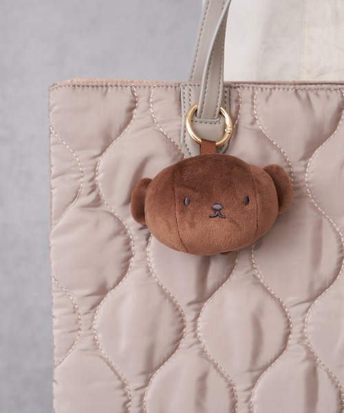 Miffy( ミッフィー)の「ミッフィー チャーム エコバッグ(エコバッグ/サブバッグ・レディース・ピンク/ブラウン/アイボリー・フリー)」の1枚目の写真