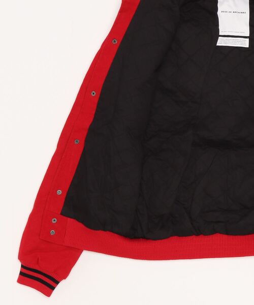 DEUS EX MACHINA(デウスエクスマキナ)の「TEAM BOMBER JACKET(スタジャン・メンズ・ブラック/レッド・X-SMALL/SMALL/MEDIUM/LARGE)」の9枚目の写真