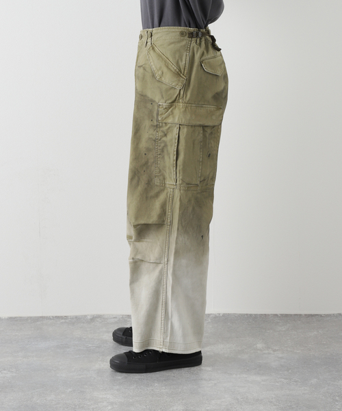 JOURNAL STANDARD J.S HOMESTEAD（ジャーナルスタンダードホームステッド）の「【J.S.Homestead】 M-51 TIE DYE CARGO（カーゴパンツ・メンズ・カーキ・LARGE/MEDIUM）」の5枚目の写真
