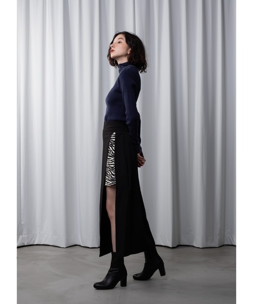 Adoon plain（アドーンプレーン）の「【新柄追加】アソートスリットスカート（スカート・レディース・ブラック系その他/ブラック/ブラウン/その他・MEDIUM/LARGE）」の10枚目の写真