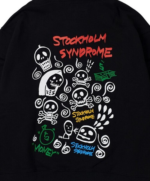 STOCKHOLM SYNDROME(ストックホルムシンドローム)の「STOCKHOLM SYNDROME/SCFUフーディー02(裏起毛) 2171977(パーカー・メンズ・ブラック/グレー・FREE)」の8枚目の写真