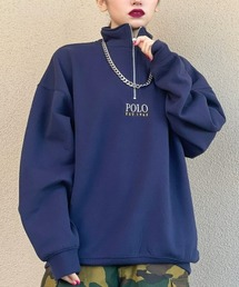 【POLO BCS】ハーフジップスウェット
