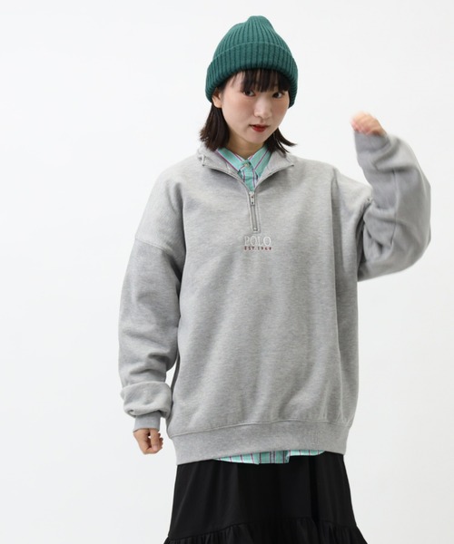 POLO BCS（ポロ ビーシーエス）の「【POLO BCS】ハーフジップスウェット（スウェット・メンズ・ネイビー/グレー/ブラック・XL/L/M）」の12枚目の写真