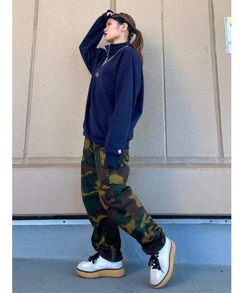 POLO BCS（ポロ ビーシーエス）の「【POLO BCS】ハーフジップスウェット（スウェット・メンズ・ネイビー/グレー/ブラック・XL/L/M）」の15枚目の写真