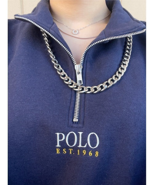 POLO BCS（ポロ ビーシーエス）の「【POLO BCS】ハーフジップスウェット（スウェット・メンズ・ネイビー/グレー/ブラック・XL/L/M）」の19枚目の写真