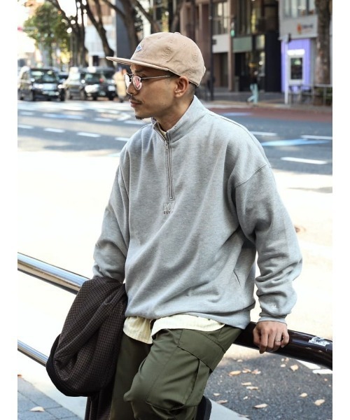 POLO BCS（ポロ ビーシーエス）の「【POLO BCS】ハーフジップスウェット（スウェット・メンズ・ネイビー/グレー/ブラック・XL/L/M）」の21枚目の写真