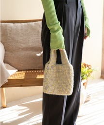 LOWRYS FARM | ラメニットトート　174451(トートバッグ)