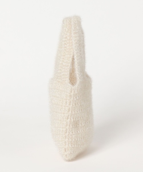 LOWRYS FARM（ローリーズファーム）の「ラメニットトート　174451（トートバッグ・レディース・アイボリー/イエロー/オレンジ・FREE）」の15枚目の写真