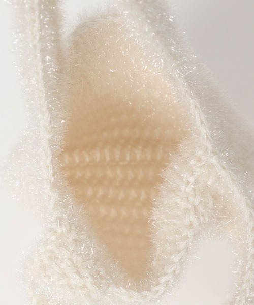 LOWRYS FARM（ローリーズファーム）の「ラメニットトート　174451（トートバッグ・レディース・アイボリー/イエロー/オレンジ・FREE）」の14枚目の写真