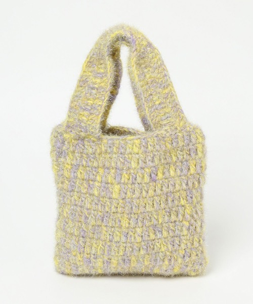 LOWRYS FARM（ローリーズファーム）の「ラメニットトート　174451（トートバッグ・レディース・アイボリー/イエロー/オレンジ・FREE）」の16枚目の写真