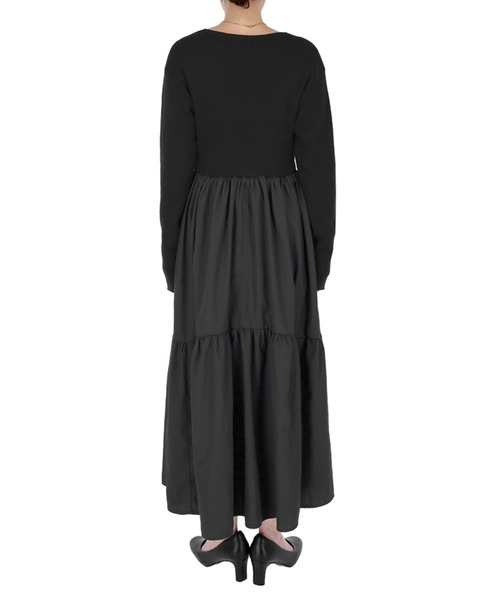 coca(coca)(コカ)の「ドッキングニットワンピース(ワンピース・レディース・ブラック/ダークグリーン・ONE SIZE)」の19枚目の写真