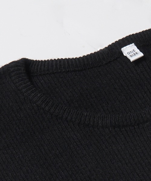 coca(coca)(コカ)の「ドッキングニットワンピース(ワンピース・レディース・ブラック/ダークグリーン・ONE SIZE)」の20枚目の写真