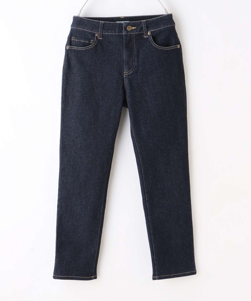 Honeys（ハニーズ）の「デニムスキニー（股下６４ｃｍ）（デニムパンツ・レディース・ライトインディゴブルー/ワンウォッシュ/ブルー/ブラック・SS/S/M/L/LL）」の12枚目の写真