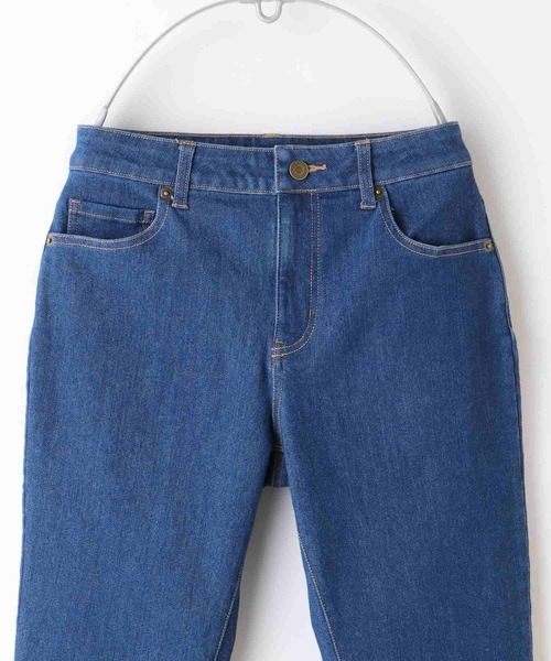 Honeys（ハニーズ）の「デニムスキニー（股下６４ｃｍ）（デニムパンツ・レディース・ライトインディゴブルー/ワンウォッシュ/ブルー/ブラック・SS/S/M/L/LL）」の6枚目の写真