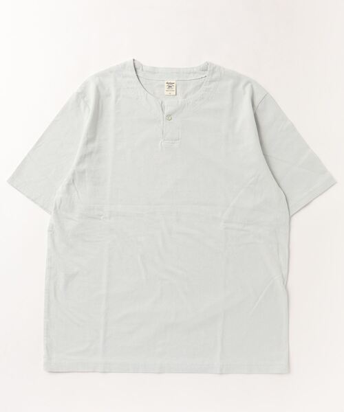 Jackman(ジャックマン)の「Henleyneck T-Shirt(Tシャツ/カットソー・メンズ・グレイッシュブルー/ブルー系その他4/ホワイト/スミクロ/ブラウン系その他2/ライトグレー/ダークネイビー/キナリ/ブラック/ミント/ダークブルー/ブルー系その他2/ネイビー/グレー/ブルー系その他3・LARGE/X-LARGE/MEDIUM/SMALL)」の15枚目の写真
