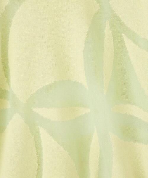 CITEN（シテン）の「＜CITEN＞キルトモチーフ オパール ニット（ニット/セーター・レディース・ライム/ブラック・FREE）」の22枚目の写真