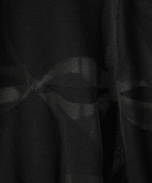 CITEN（シテン）の「＜CITEN＞キルトモチーフ オパール ニット（ニット/セーター・レディース・ライム/ブラック・FREE）」の11枚目の写真