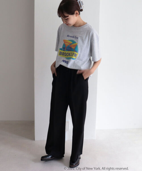 GOOD ROCK SPEED(グッドロックスピード)の「【GOOD ROCK SPEED/グッドロックスピード】NYCプリントT(Tシャツ/カットソー・レディース・ライトグレー・FREE)」の10枚目の写真